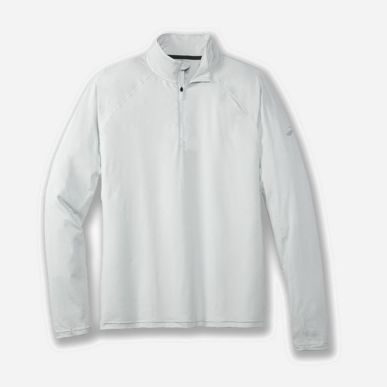 Brooks Dash 1/2 Zip Löparjackor Herr 025438-RIH Grå